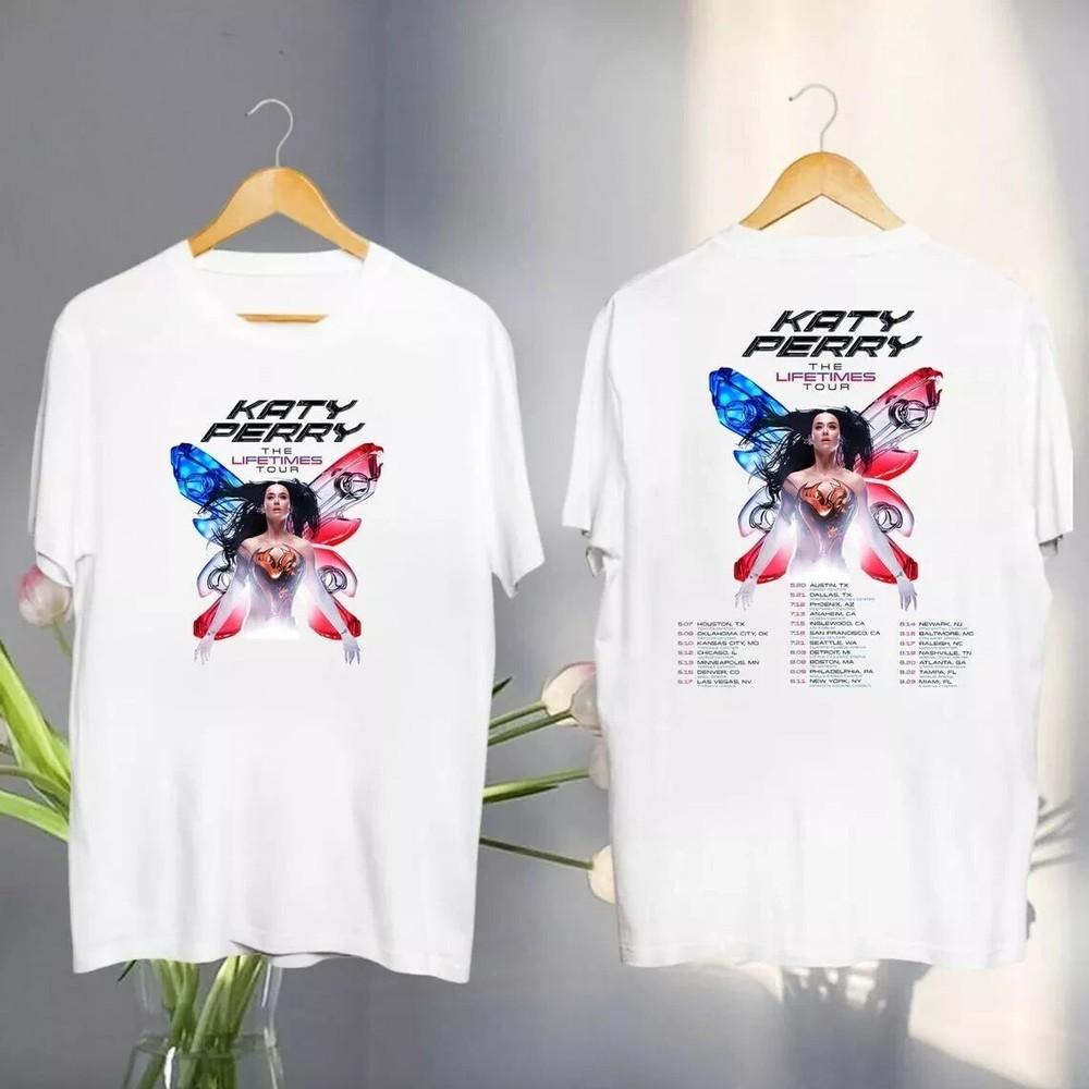 Katy Perry The Lifetime Tour 2025 Graphic Shirt Katy Perry 2025 Concert Merch Unisex T-Shirt S