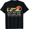 Funny Dinosaurs Let's Eat Kids Punctuation Saves Lives T-Shirt Unisex T-Shirt