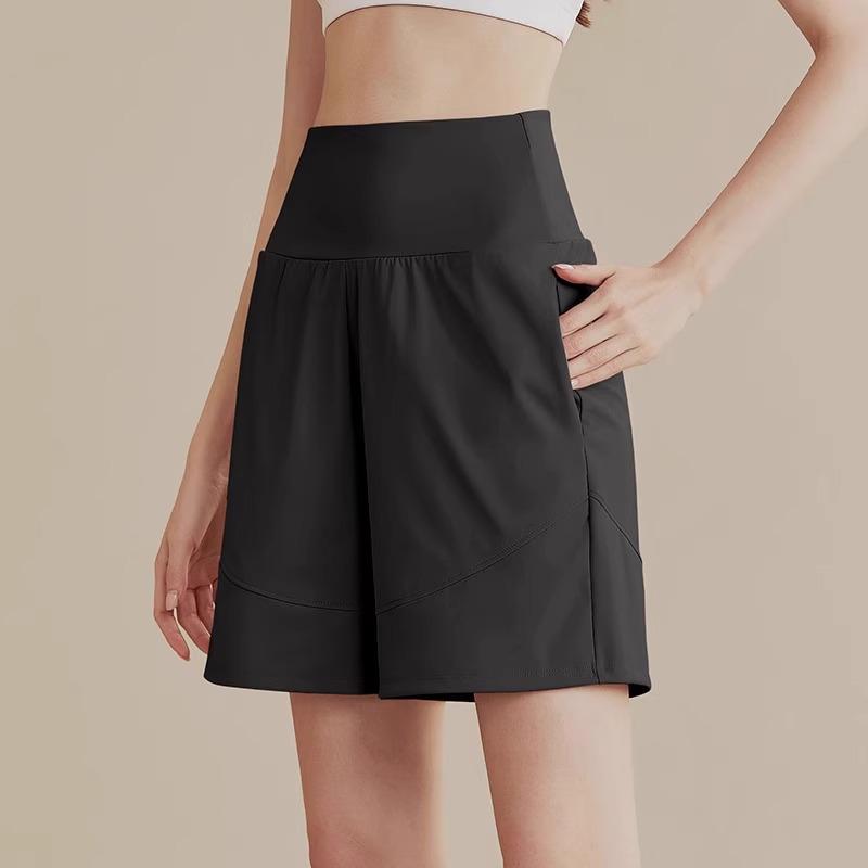 Women's Quick-Drying Slim High-Waisted Yoga Shorts for Running and Casual Summer Wear