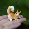 1pc, Creative Cute Healing Realistic Little Squirrel,big Tail Squirrel, Frolicking Squirrel Resin Handicraft Ornaments.
