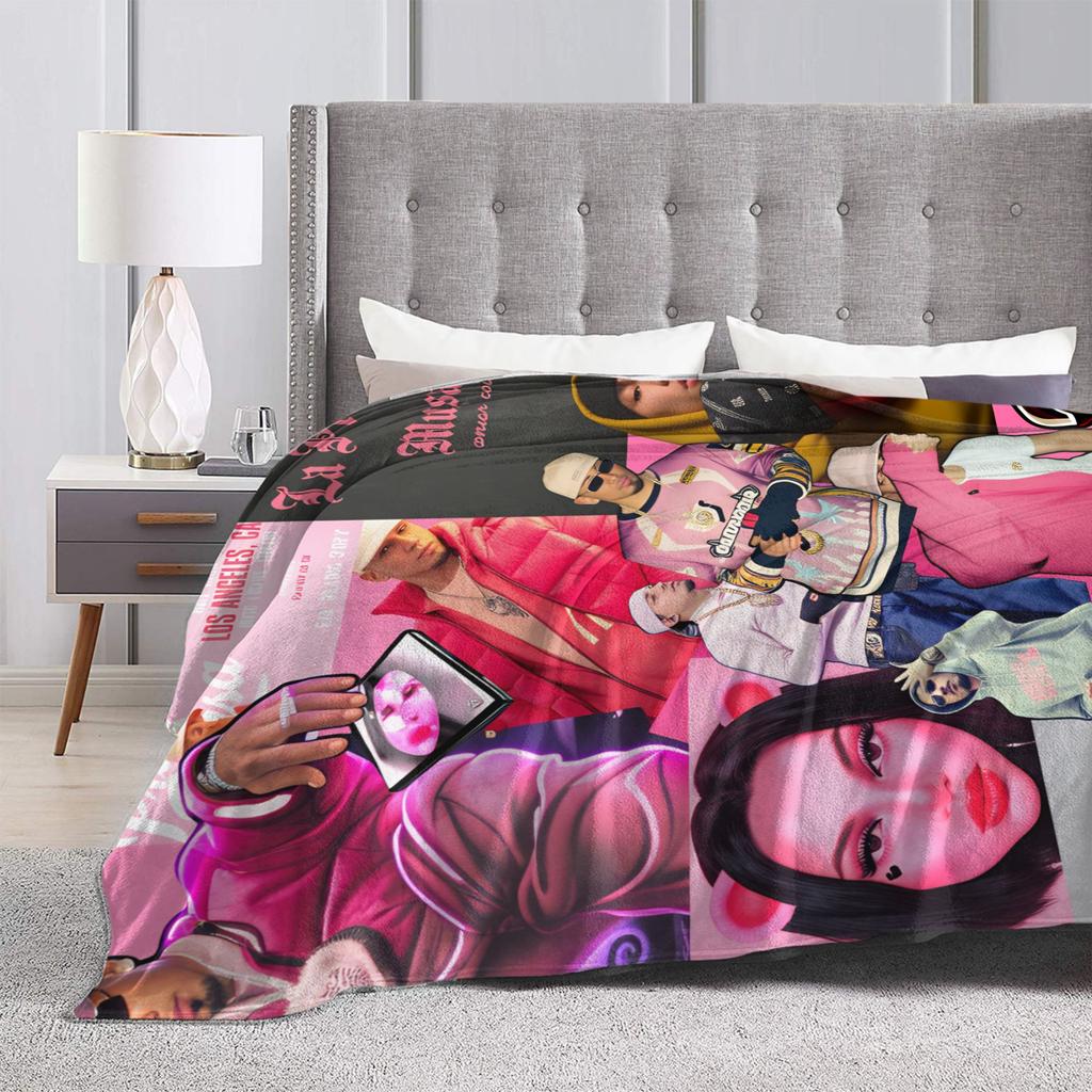 Omar Courtz Warm Soft Blanket Kids Adult Plush Throw Blanket Fashion Outdoor Flannel Bedspread Sofa Bed Cover