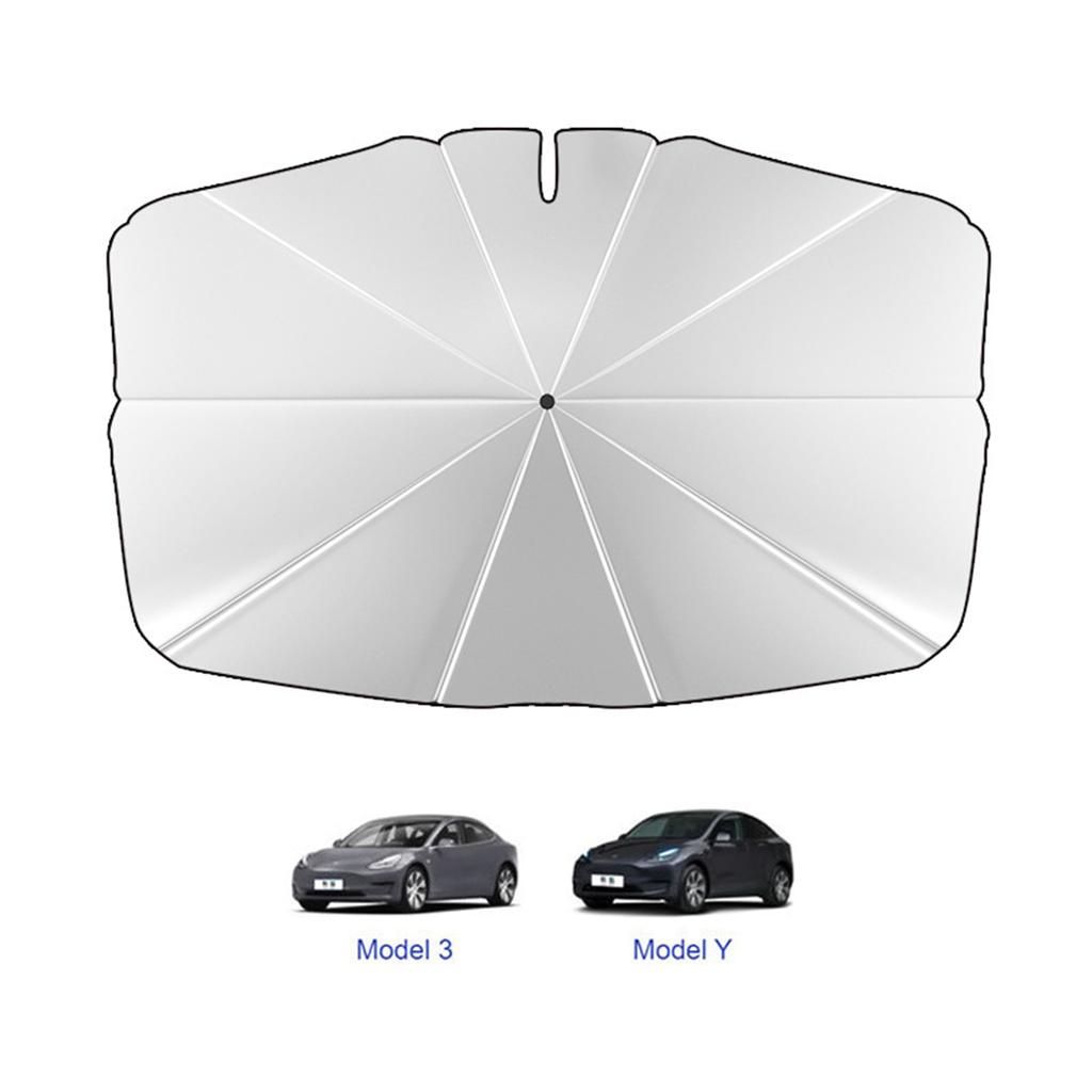 Retractable Front Window Windshield Sun Shade Car Visor Protector Block UV Rays Keep Vehicle Cool Sunshade For Car 3/Y
