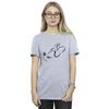 Disney Damen/Damen Minnie Maus Nase hoch Baumwolle Boyfriend T-Shirt