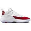 Jordan Max Aura 7 Abriebfeste Mittelhohe Freizeitschuhe Herren Weiß Rot HQ2091-106