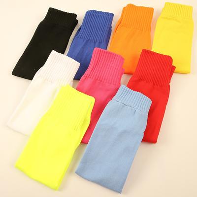 Sports Socks Protective Sports For Men Adult Socks Basketball Football Solid Color Breathable Fitness Artifact Sports Socks