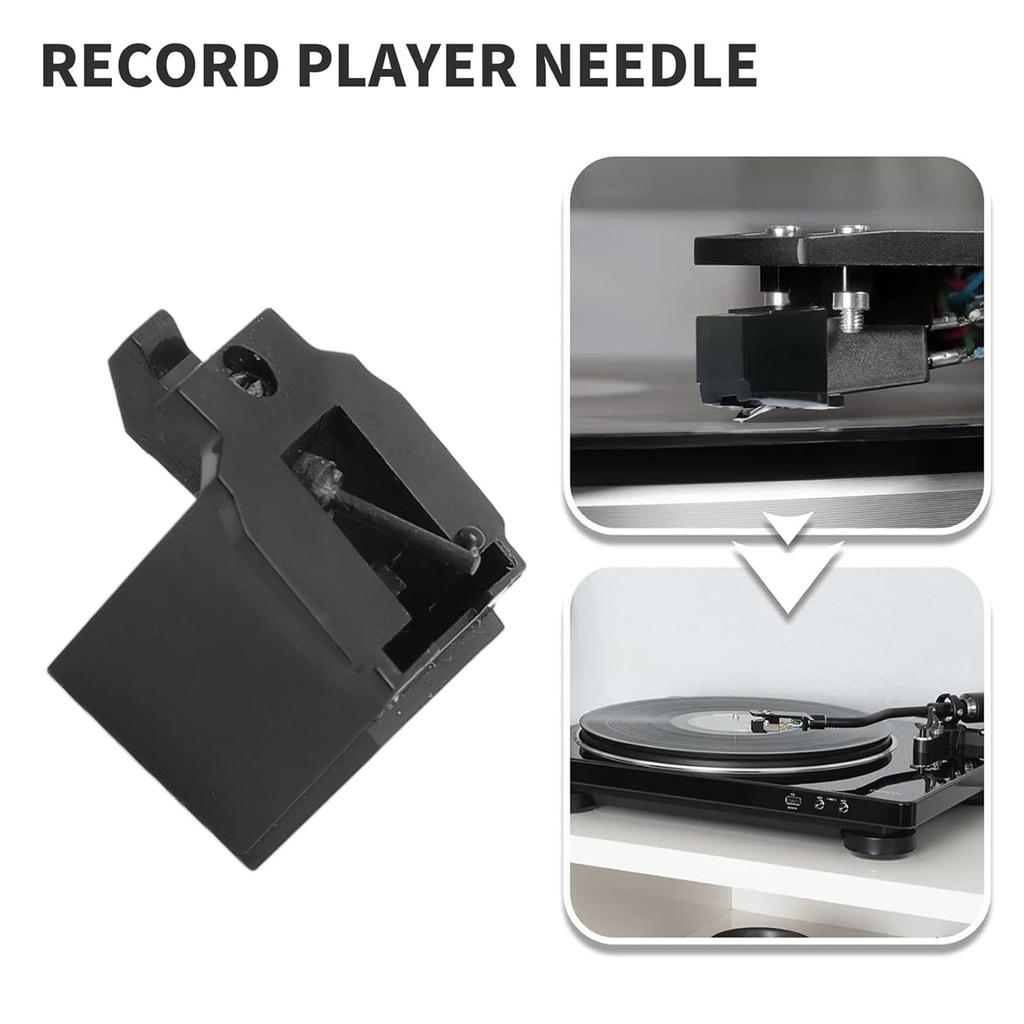 Replacement Turntable Stylus for Record Players Reduces Turntable Stylus Wear and Fits and (2-Piece Set) - AT-LP60, AT-L60X, AT-LP60XBT, AT-LP60-USB,