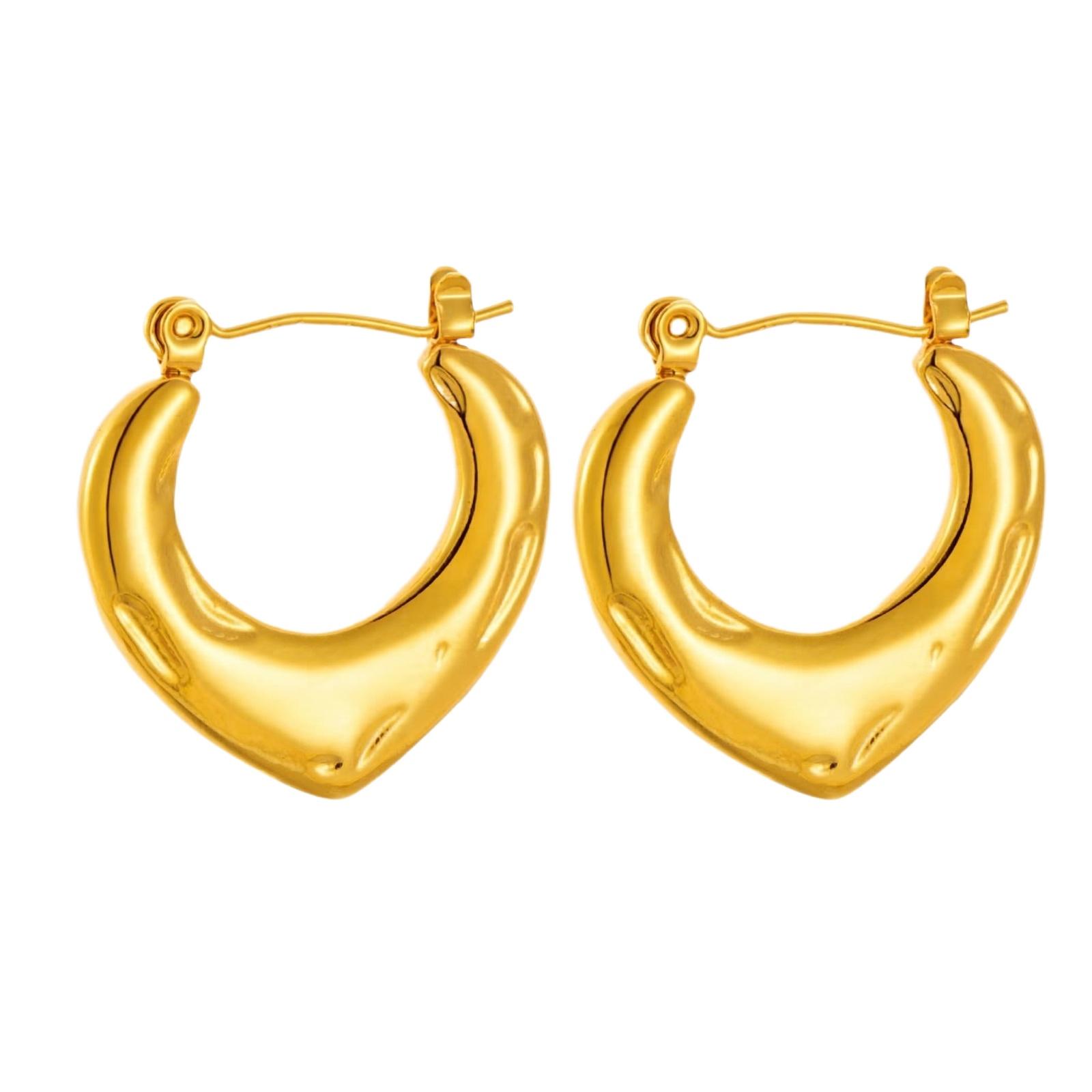 Stainless Steel Earrings for Women Vintage Luxury Stylish Titanium Steel Jewelry