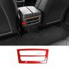 For Tesla 2012-2019 Model S ABS Red Armrest Box Rear Air Outlet Panel Cover Trim