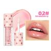 Feuchtigkeitsspendender und feuchtigkeitsspendender Lipgloss mit Fruchtgeschmack, transparenter Lippenbalsam gegen Risse