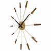 NEXTIME PLUG INN Wall Clock 2610BR, Quiet, Large, 58cm Diameter, Perfect for Offices, Living Rooms, or as a Gift