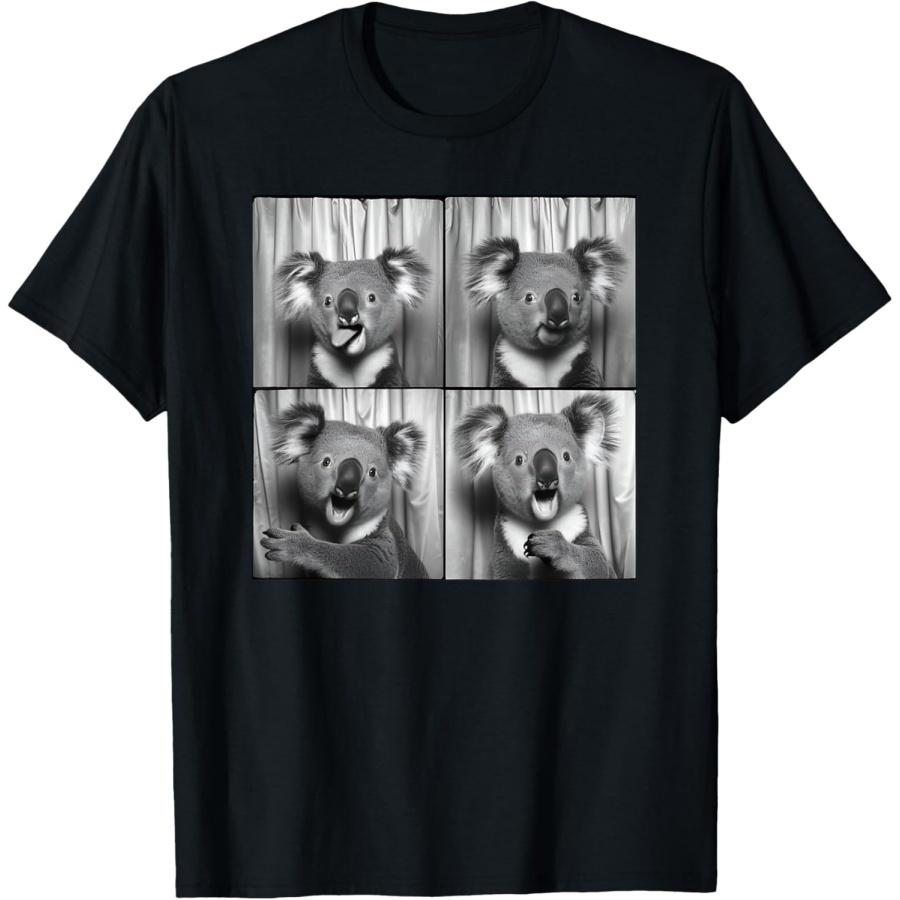 

Funny Koala Face Laughing Koala Animal Photo Cute Koala T-Shirt XXXXXL чорний