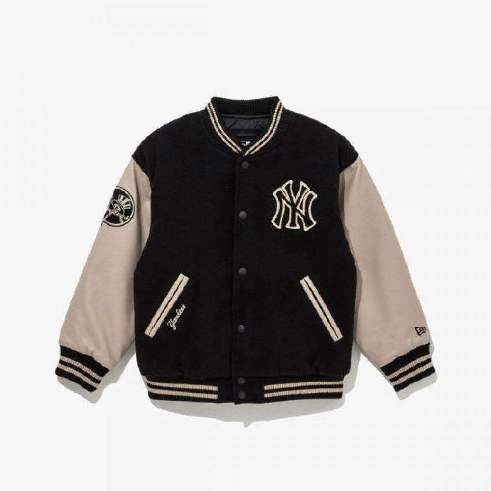 

New Era Kids Mlb New York Yankees Patched Varsity Jacket Black blacks/160