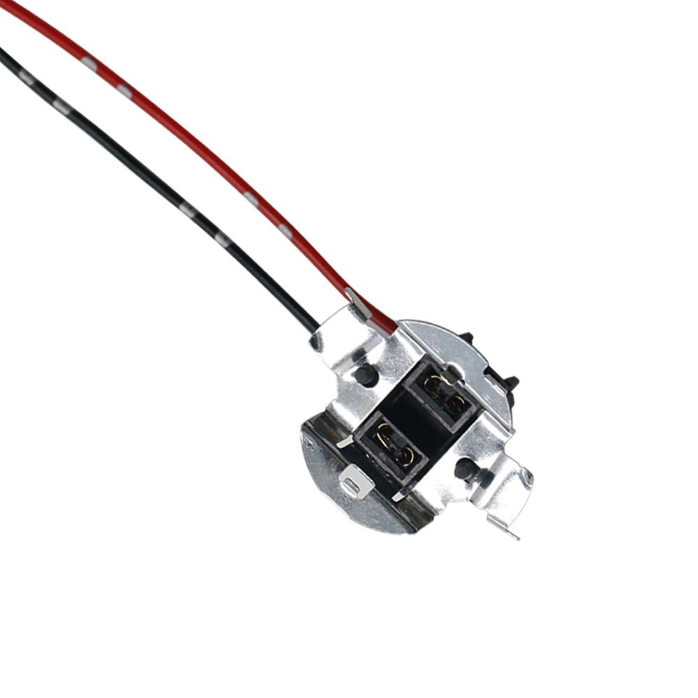 New 2Pcs Car Light Bulb Base Socket Holder & Wire Adapter H7 Halogen Lamp Connector