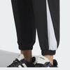 Adidas Joggers w bloki kolorystyczne z ochroną przeciwsłoneczną z elastycznym pasem Damskie doły Czarny IP0749