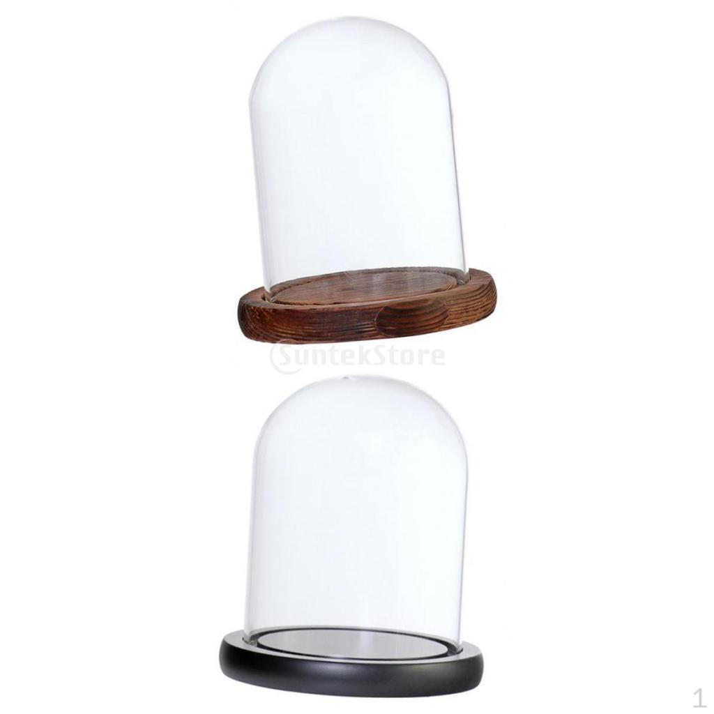 

2 штуки Клош с деревянной подставкой Крышка-держатель для цветочной композиции