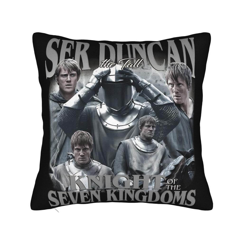 Baelor Targaryen Square Pillow Covers Room A Knight Of The Seven Kingdoms Cushion Cover Funny Decorative Pillowcase 40*40