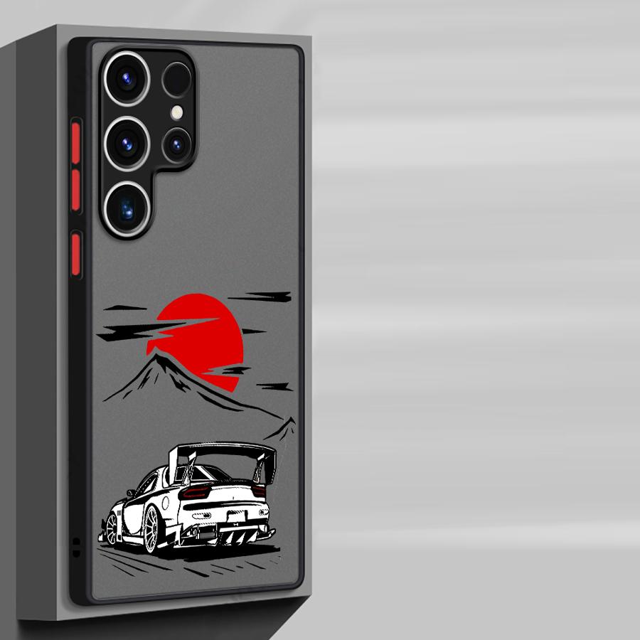 

Soft Cover Case for Samsung Galaxy S22 Plus S8 S9 S24 S25 S23 Ultra Note 20 10 S21 FE S20 Japanese Drift Car Galaxy S8