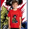 Boys Girls Cotton T Shirt Alita Battle Angel Anime Print Kids Casual Short Sleeve Top Soft Breathable Summer Clothing