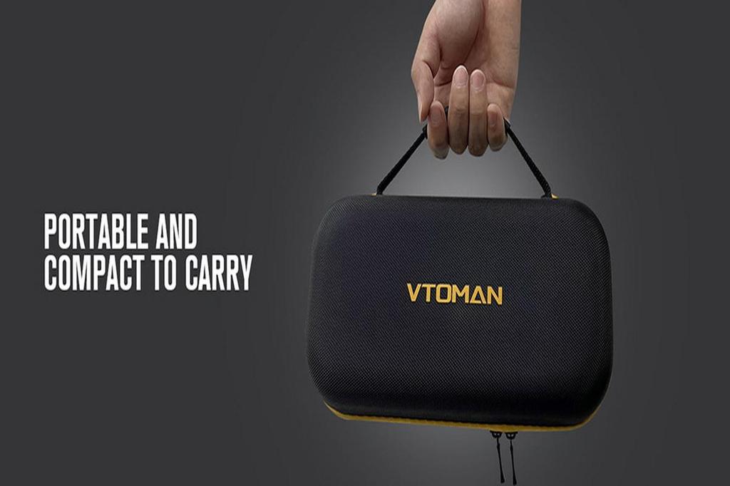 VTOMAN V10 PRO 4500A Car Jump Starter, with LED Lights, Type C Quick Charge, for 12V Vehicles