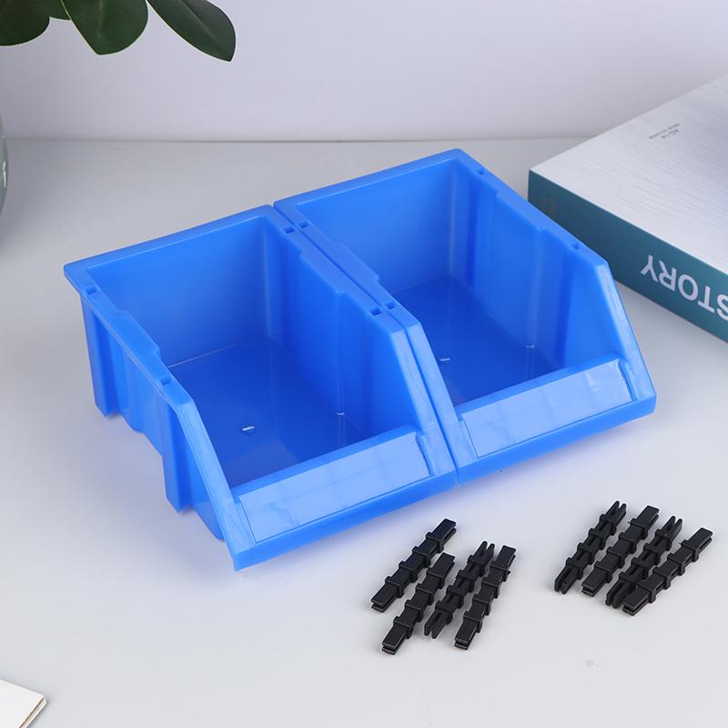 1/2/3Pcs Plastic Stackable Storage Bins Screw Storage Boxes Stackable Bin Parts Storage Organizer Garage Storage Bins