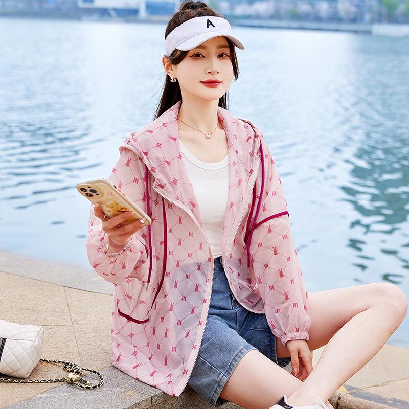 

Summer 2025 Lightweight Hooded Sun Protection Jacket - Breathable, Comfortable & Versatile Fashion Trend XL (64kg-70kg) білий