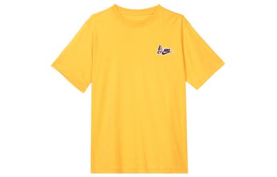 Set In Sleeve T Shirt Women's Yellow FD2548-739