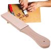 Double Side Leather Strop for Knife Sharpening Stropping Block Kit Knife Sharpening Double Side Home Sharpening Tool