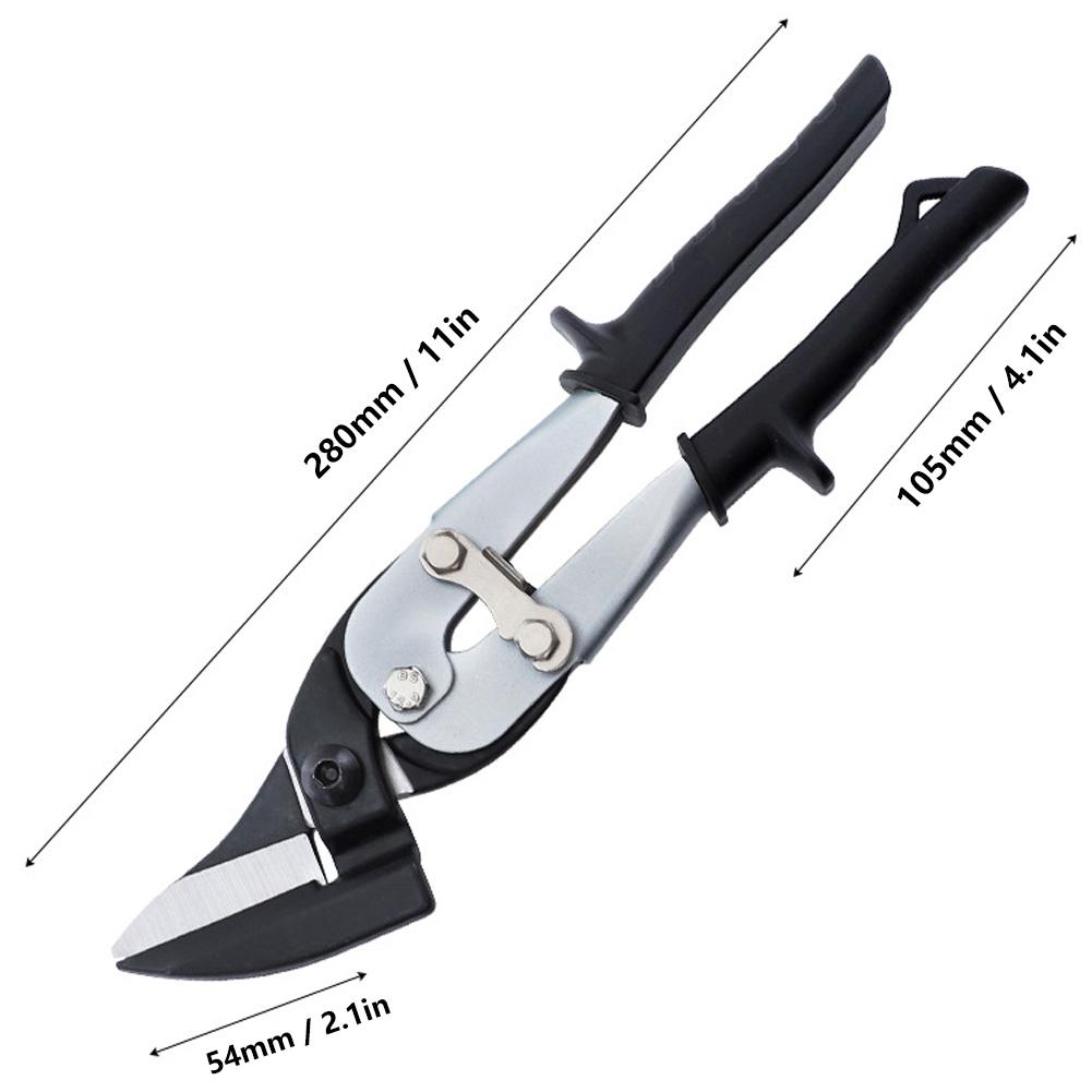 10in Iron Sheet Scissors Heavy Duty Industrial Chromium Molybdenum Steel Cutter Hand Tool