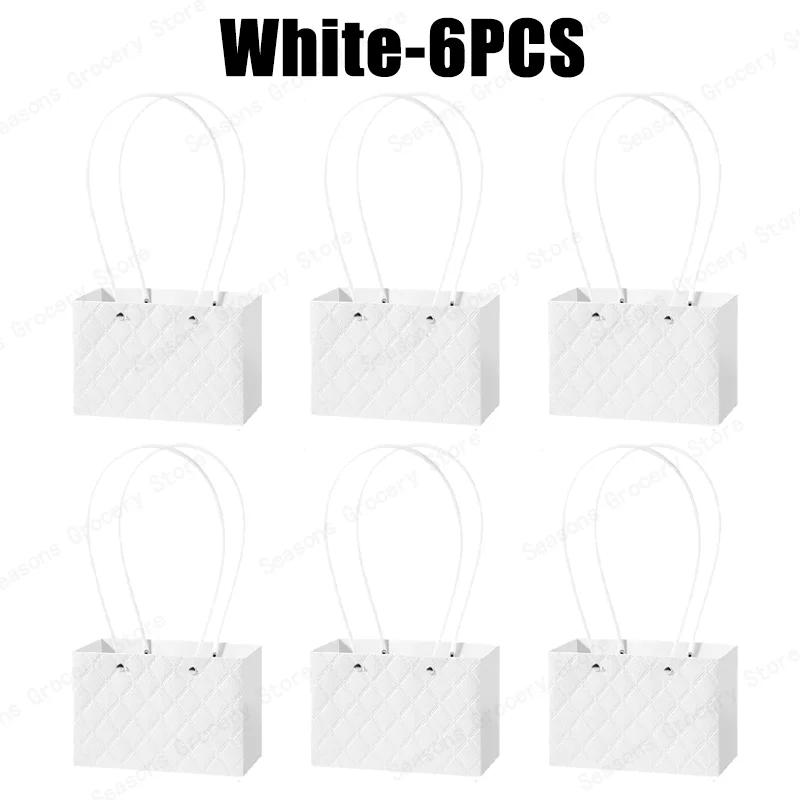 2026 New Reusable Waterproof Flower Tote Bag Eco Friendly Wedding Party Favors Gift Box Portable Bouquet Packaging Decorations