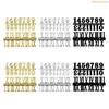 K1AE Arabic Roman Numeral Clocks Number Plate Taste Wall Clock Accessories DIY Craft
