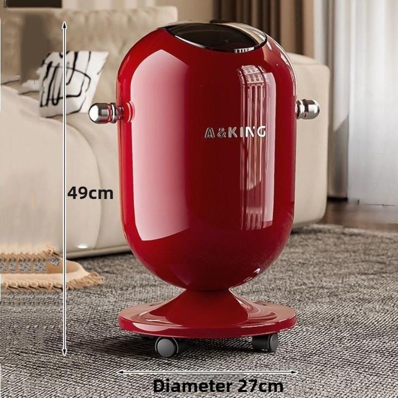 

Luxury Trash Can Plastic Recycling Kitchen Trash Bin Large Capacity Litter Bins Round Dustbin Wastebasket Bathroom Supplies