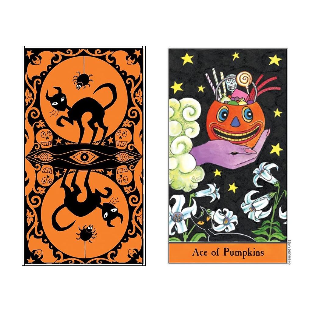 Kancharo Tarot Card Set Tarot in Includes Japanese Tarot Card Instructions Pouch 78-Card [Halloween Tin] & (Authentic)