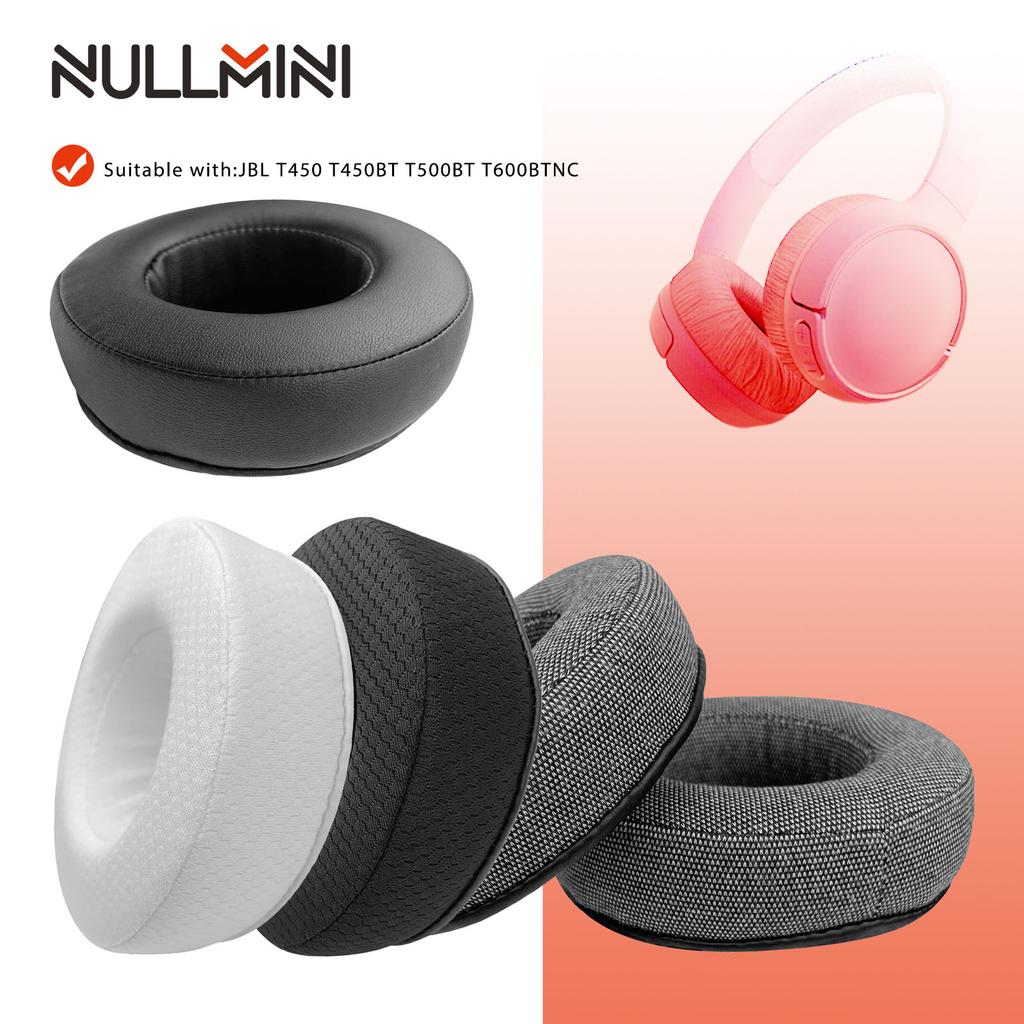 NullMini Replacement Earpads for JBL T450 T450BT T500BT T600BTNC Headphones Ear Cushion Earmuffs Velour Sleeve Headband