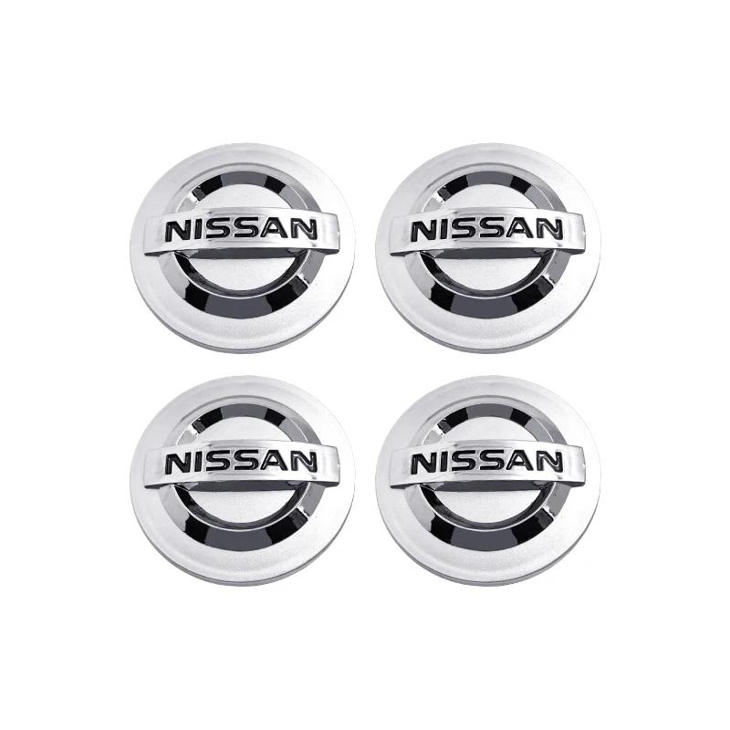4 szt. 54 mm 60 mm Kołpak Środkowy Piasty Koła Odznaka Emblemat Do Nissan X J10 Trail Tiida Teana Juke X-trail Almera Rogue Sport Versa