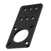 NEMA 17 Anodized Aluminum Stepper Motor Mounting Plate 3D Printer Accessories(Black)