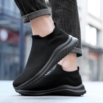 Men's Comfortable Lightweight Mesh Sneakers Breathable Walking Shoes Casual Loafers Plus Size 45 Zapatillas De Deporte