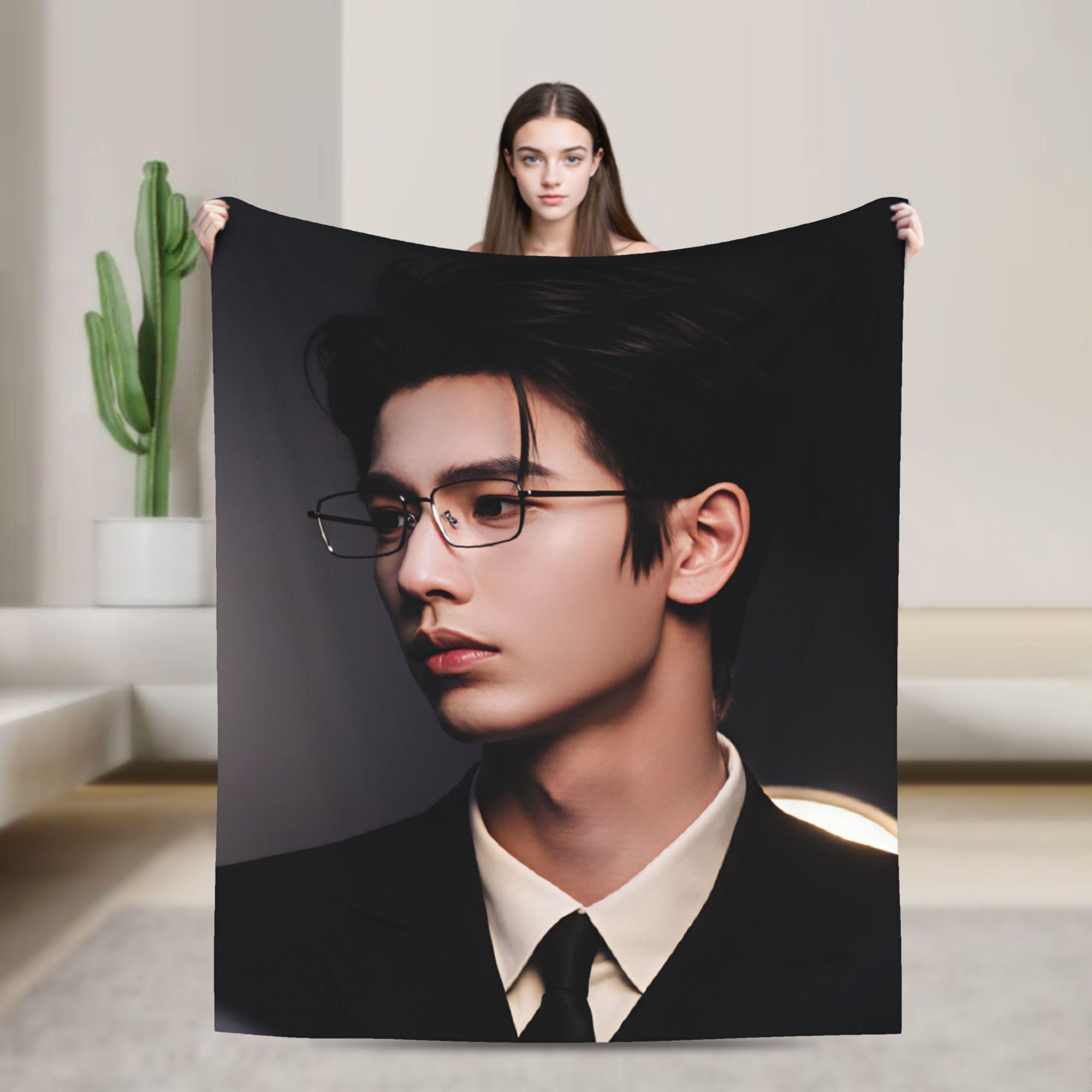 Exquisite Fashion Items Unisex Zhang Linghe Blanket Quality Soft Warm Bedding Throws Winter Picnic Home Decor Street Trend Bedspread