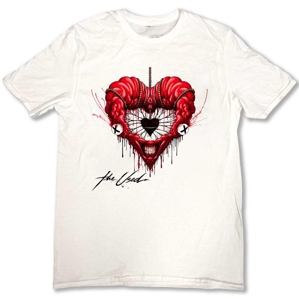 The Used Band WHite Cotton Shirt Unisex Concerts-5XL LO301 Unisex T-Shirt L