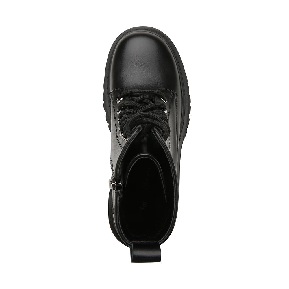 Salt And Chocolate Lace-Up Worker Ankle Boots 412246019 4Cm
