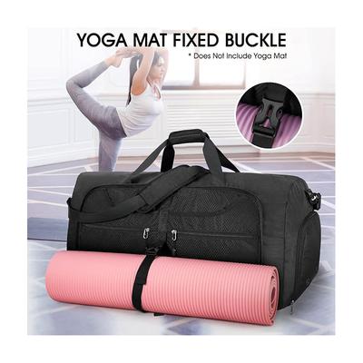 2PCS Large Capacity Travel Duffle Bag Foldable Collapsible Waterproof Travel Duffel Bag for Men and Women with Shoe Compartment