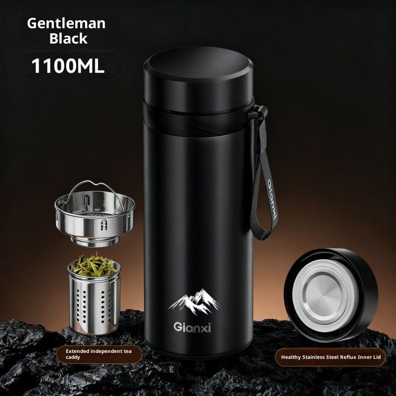 Gianxi New Men'S Car Cup Insulated Cup Stainless Steel High End Water Cup Outdoor Sports Tea Separation Tea Cup Business