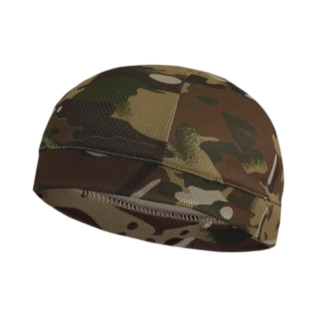 Mode Eis-Seide Schnelltrocknende Radmütze Netz Melonenmütze Sommer Atmungsaktiv Outdoor-Sport Schweißabsorbierende Mütze Tarnhut