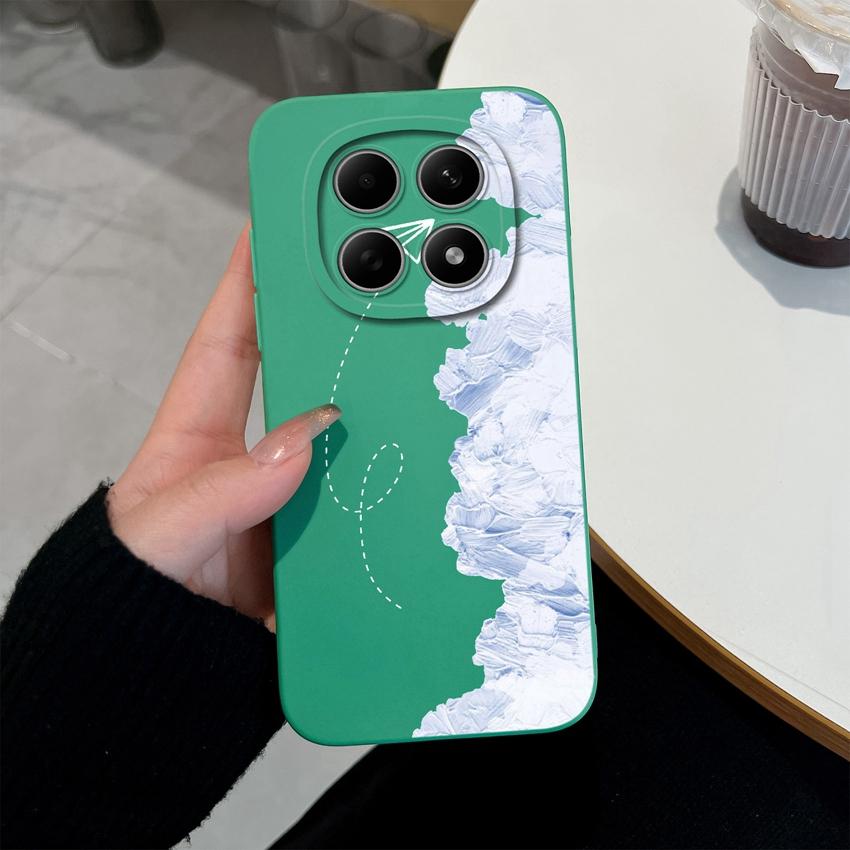 For Redmi Note 15 Pro 4G 5G 15 Pro+ 15 Pro Plus Phone Case Retro Butterfly Cover For Xiaomi Redmi Note15 Soft Smooth Liquid Silicone Lightweight Shell