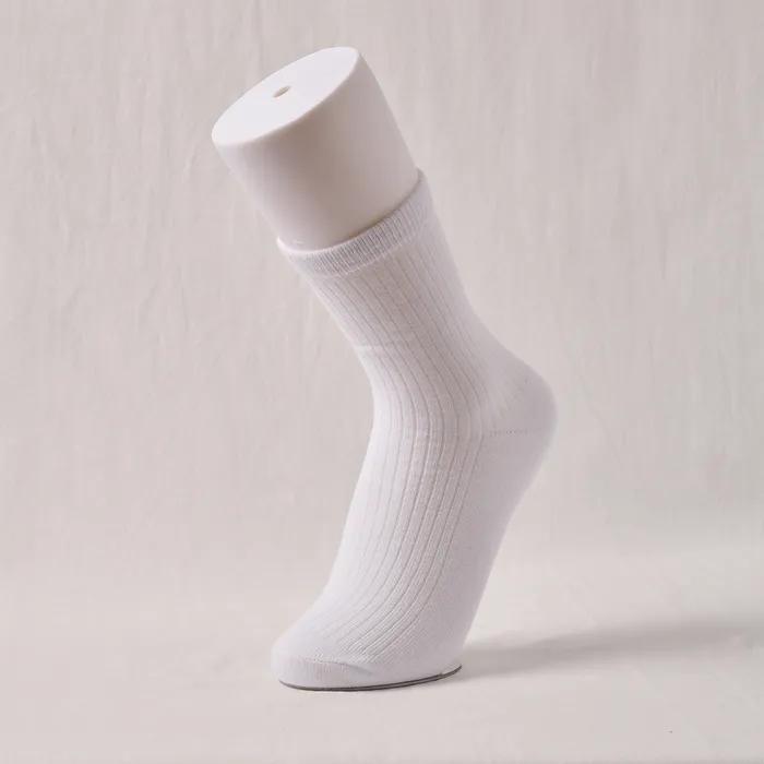 5 Pairs of Lululella Korean-made New Light Color Ribbed Mid-calf Socks