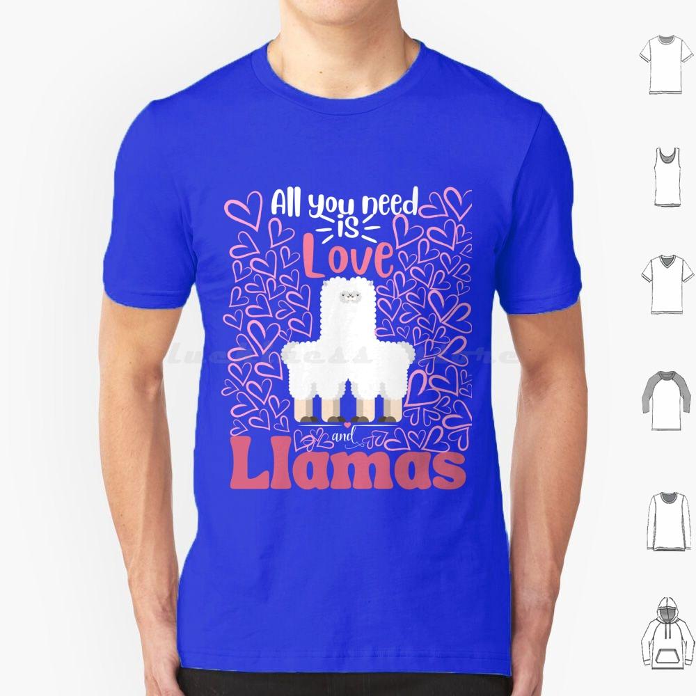 Llama Valentine Puns T Shirt Big Size 100% Cotton Cute Llama Valentine Puns Llama Valentine Puns Love Cool Llama Valentine Puns