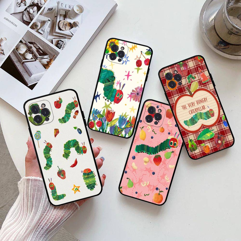 The Very Hungry Caterpillar Phone Case For IPhone 17 16 14 15 13 12 11 Pro Max Plus Silicone Soft Cover