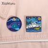 Van Gogh Oil Painting Starry Sky Enamel Pin Fantasy Movies Peripherals Gate of Kings Brooch Lapel Badge Jewelry Gift For Friends