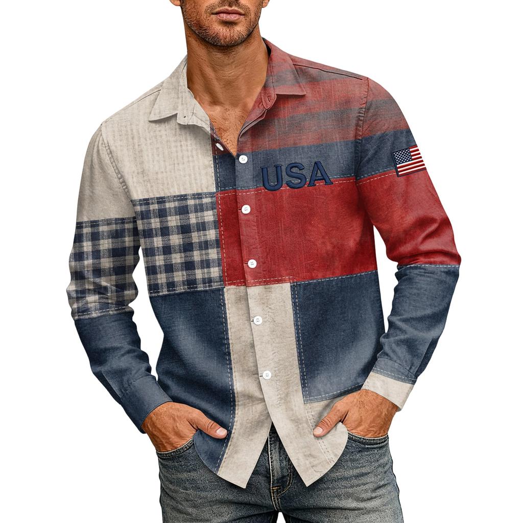 Herren 250. Jubiläum Kurzarmhemd - 1776 - 2026 Amerikanische Flagge T-Shirt