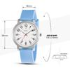 Infantry MDC 5ATM Waterpfoof Nurse Watch Medical Nursing Watch with Second Hand Military Time Silicone Made In Student, Doctor, Band, Blue, Japan.