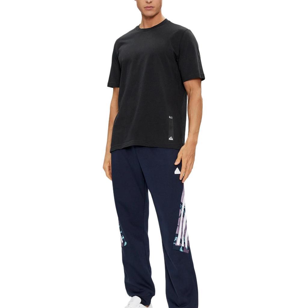 adidas CITY ESCAPE T Shirts Men's Black Crew Neck Moderate Straight Fit II3479
